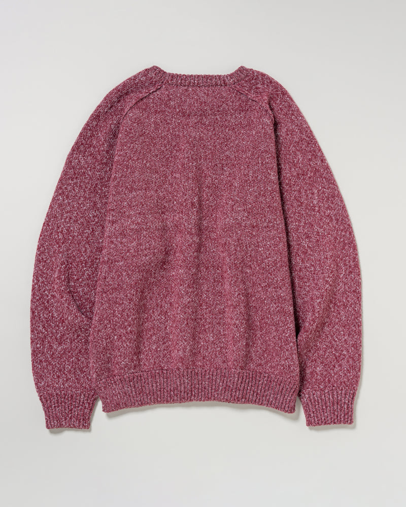 Crew raglan knit　クルーラグランニット　ダブルホースマン刺繍　PLM53404