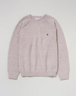 Crew raglan knit　クルーラグランニット　ダブルホースマン刺繍　PLM53404
