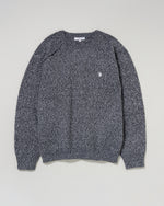 Crew raglan knit　クルーラグランニット　ダブルホースマン刺繍　PLM53404