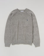 Crew raglan knit　クルーラグランニット　ダブルホースマン刺繍　PLM53404