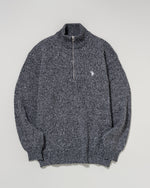 Half Zip Sweater ハーフジップセーター　ダブルホースマン刺繍　PLM53407