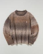 gradation knit　グラデーションニット　ダブルホースマン刺繍　PLM53428