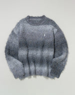 gradation knit　グラデーションニット　ダブルホースマン刺繍　PLM53428