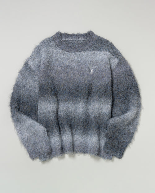 gradation knit　グラデーションニット　ダブルホースマン刺繍　PLM53428