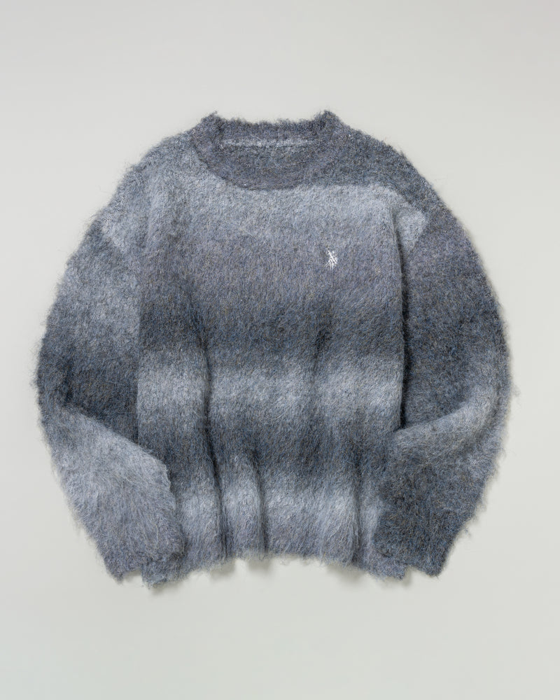 gradation knit　グラデーションニット　ダブルホースマン刺繍　PLM53428