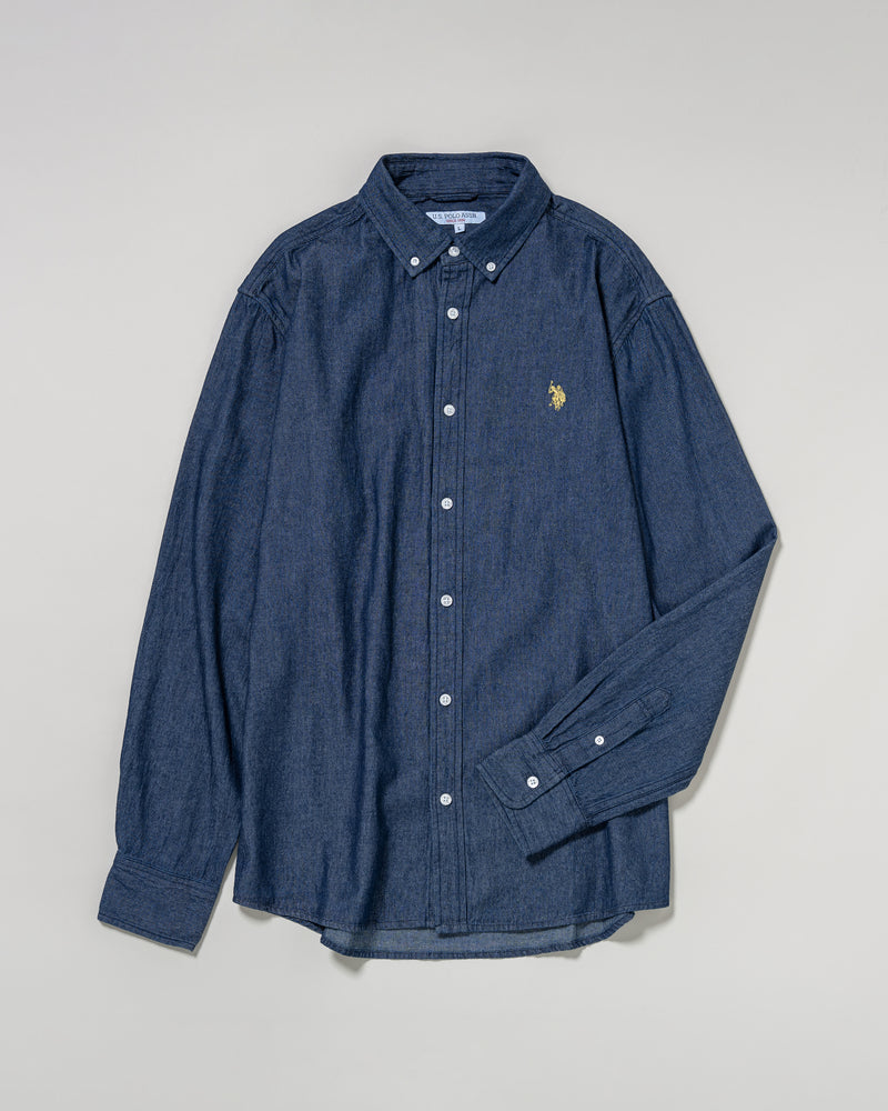 Oxford shirt　オックスフォードシャツ　ダブルホースマン刺繍　PLM53700