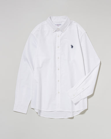 Oxford shirt オックスフォードシャツ ダブルホースマン刺繍 PLM53700