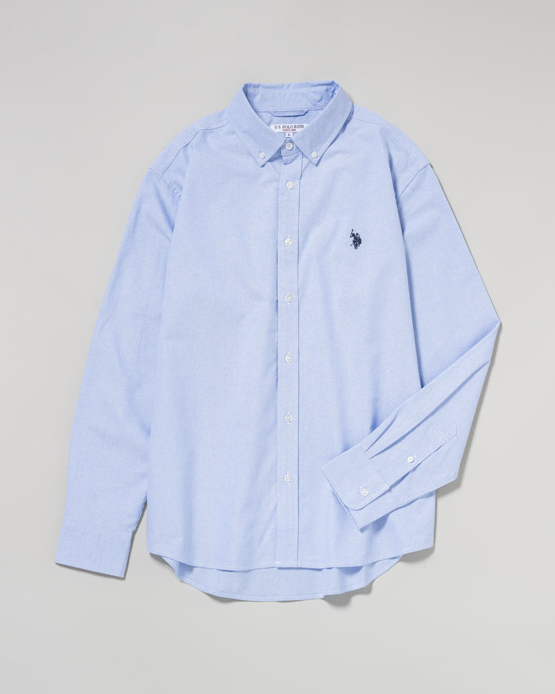 Oxford shirt　オックスフォードシャツ　ダブルホースマン刺繍　PLM53700