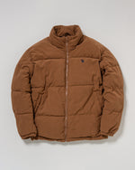 【予約販売】Stand-Zip padded corduroy jacket　スタンドジップ中綿ジャケット　ダブルホースマン刺繍　PLM53810