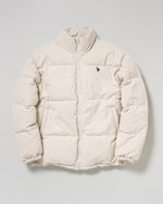 【予約販売】Stand-Zip padded corduroy jacket　スタンドジップ中綿ジャケット　ダブルホースマン刺繍　PLM53810