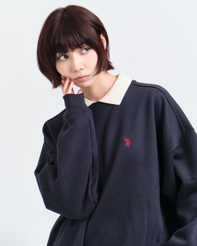 Peached Crew-Neck Pullover 表ピーチクルーネックプルオーバー ダブル