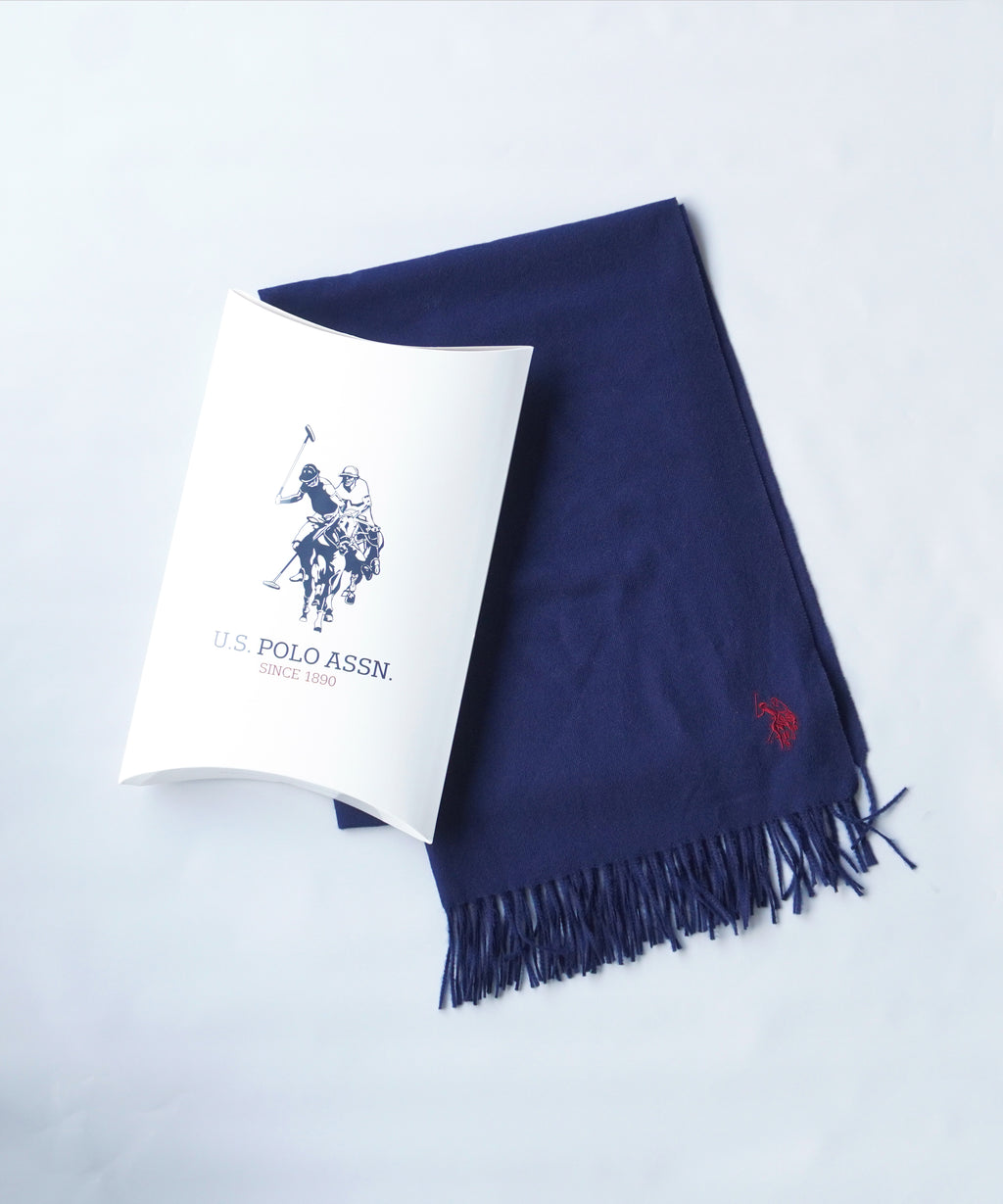 U.S. POLO ASSN. ポロ マフラー ASSN メンズ レディース ロゴ