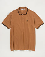 【予約販売】Polo Shirt　ポロシャツ　ダブルホースマン刺繍鹿の子　PLM42114