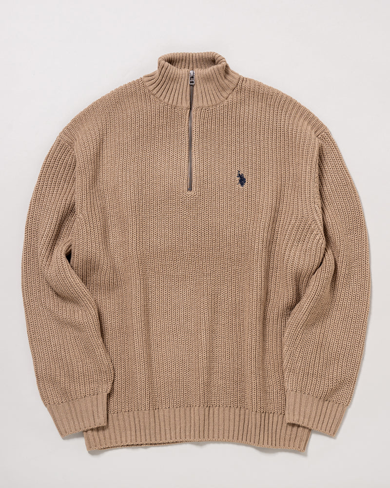 U.S. POLO ASSN.  Half zip knit  PLM33401