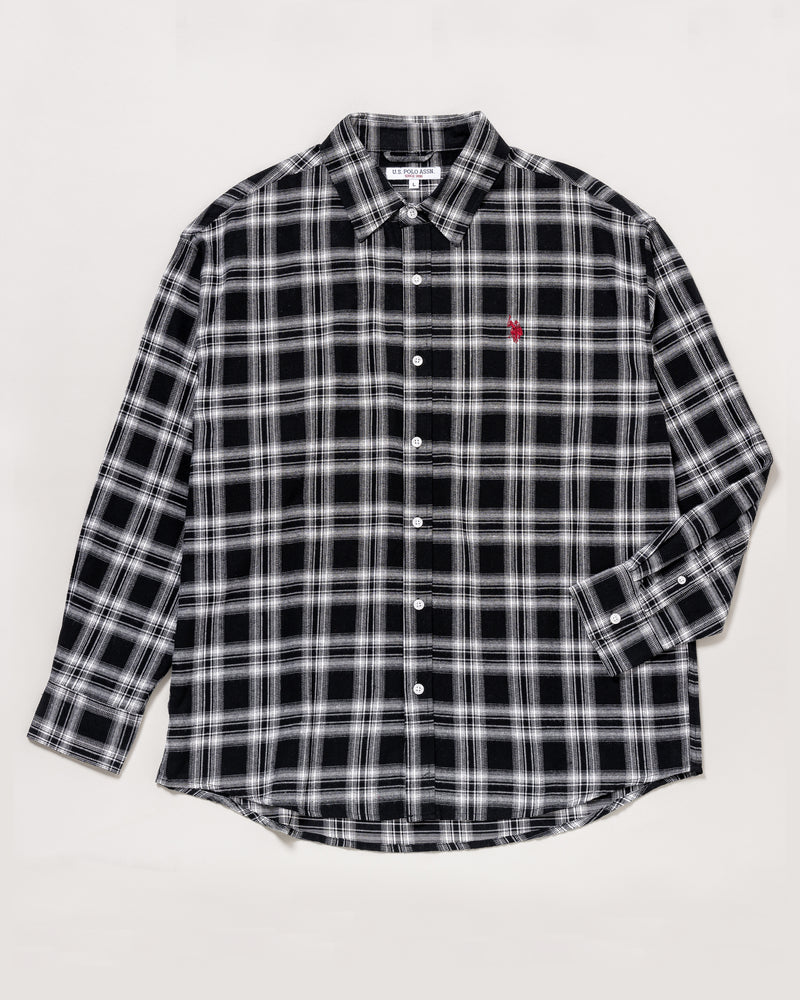 U.S. POLO ASSN. BIG silhouette checked shirt  PLM33701