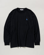 Long T-Shirt　ロングTシャツ　ダブルホースマン刺繍　PLM43200