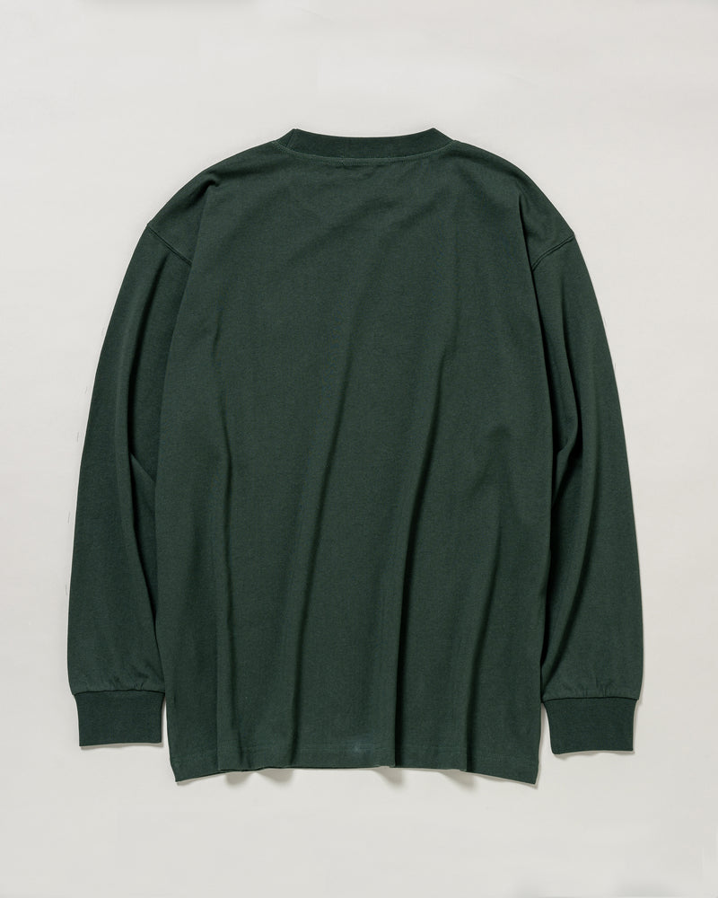 Long T-Shirt　ロングTシャツ　ダブルホースマン刺繍　PLM43200