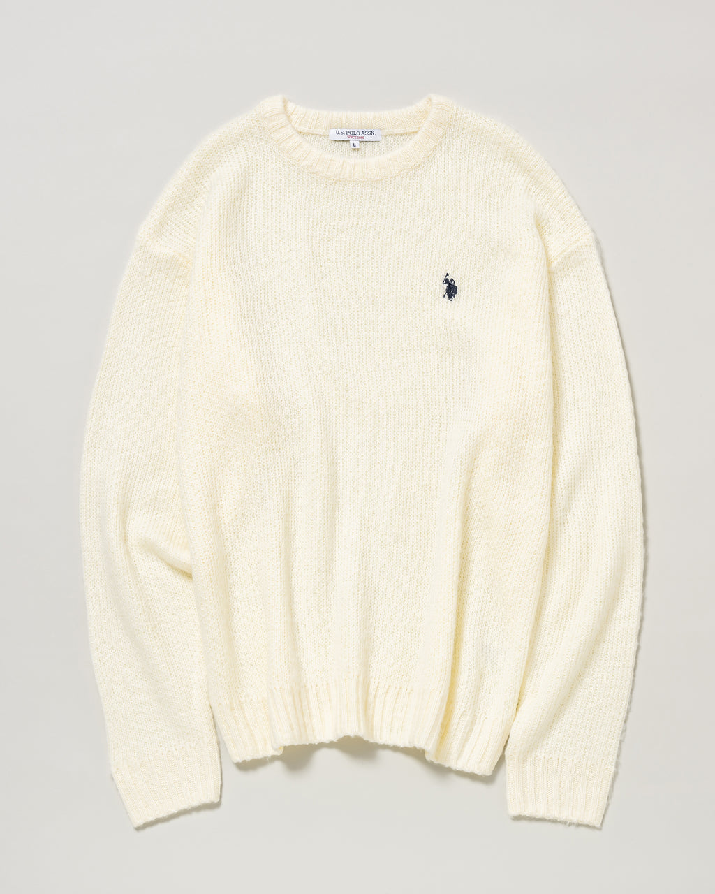 M・U SPORTS スポーティメッシュ長袖ニットジャケット 定価¥39600 ボールド フォックスヘッド パッチ コンフォート ジップ