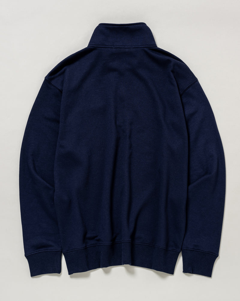 Half Zip Sweat　ハーフジップスウェット　ダブルホースマン刺繍　PLM43301