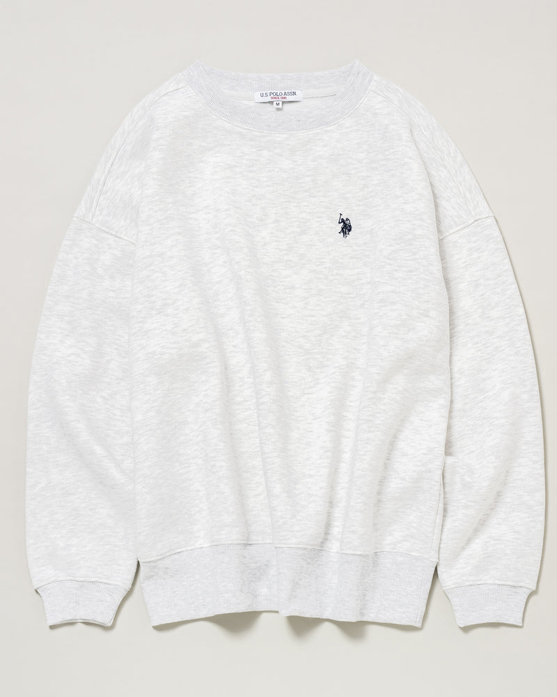One-point embroidery Crew Sweat Skirt ワンポイント刺繍クルー