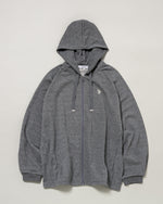 Full Zip Hoodie　フルジップラメ裏毛パーカー　 ダブルホースマン刺繍　PLL43302
