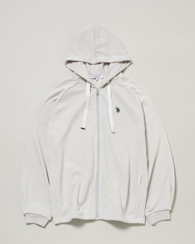 保管品 POC パーカー  S Full Zip Hoodie フルジップラメ裏毛パーカー ダブルホースマン