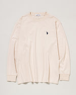 Long T-Shirt　ロングTシャツ　ダブルホースマン刺繍　PLM43200