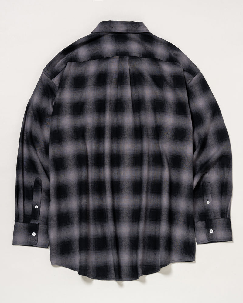 Regular collar shirt　レギュラーカラーシャツ　ダブルホースマン刺繍　PLM43707DQ