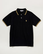 Polo Shirt　ポロシャツ　ダブルホースマン刺繍鹿の子　PLM42114