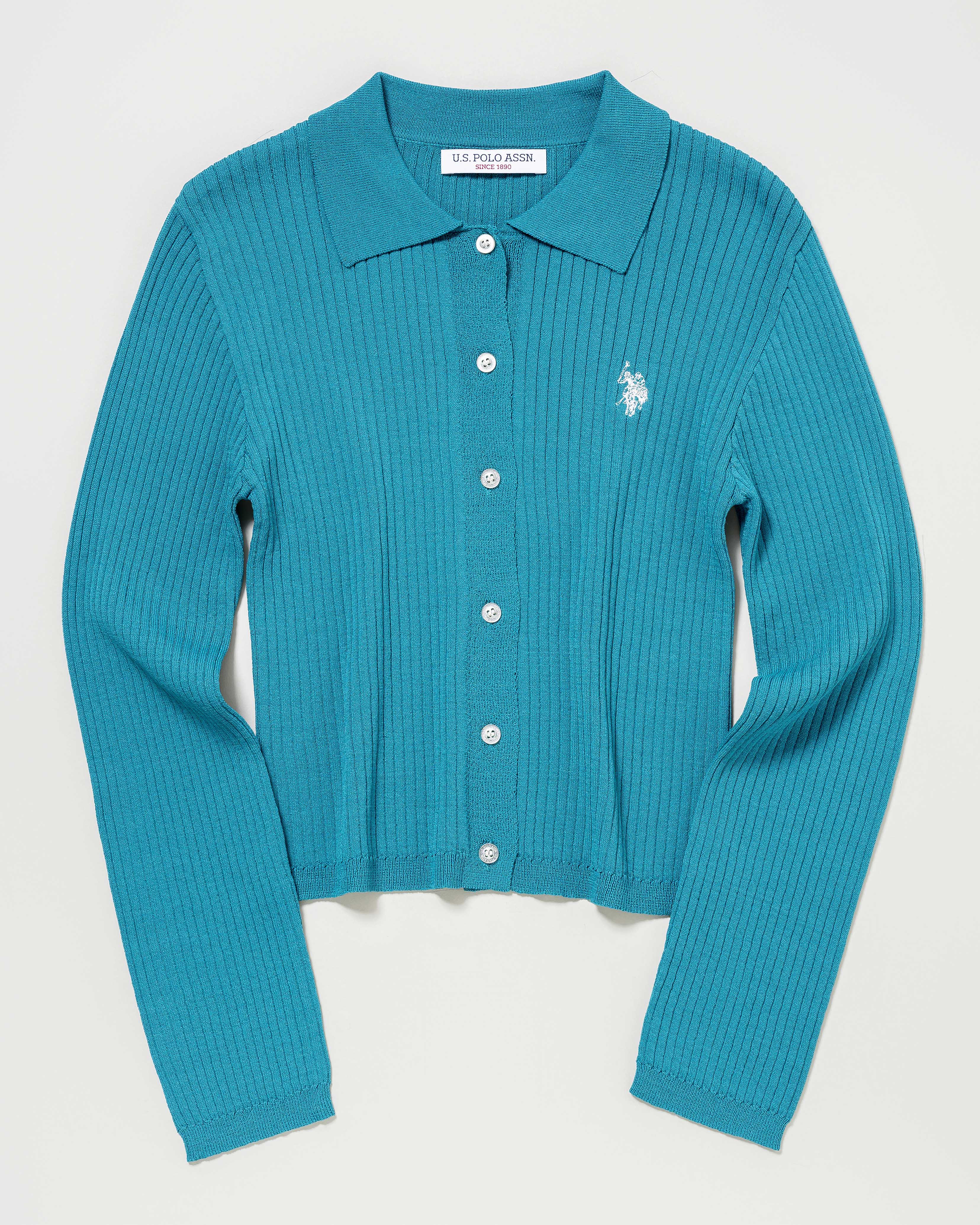 Polo knit cardigan ポロニットカーディガン ダブルホースマン