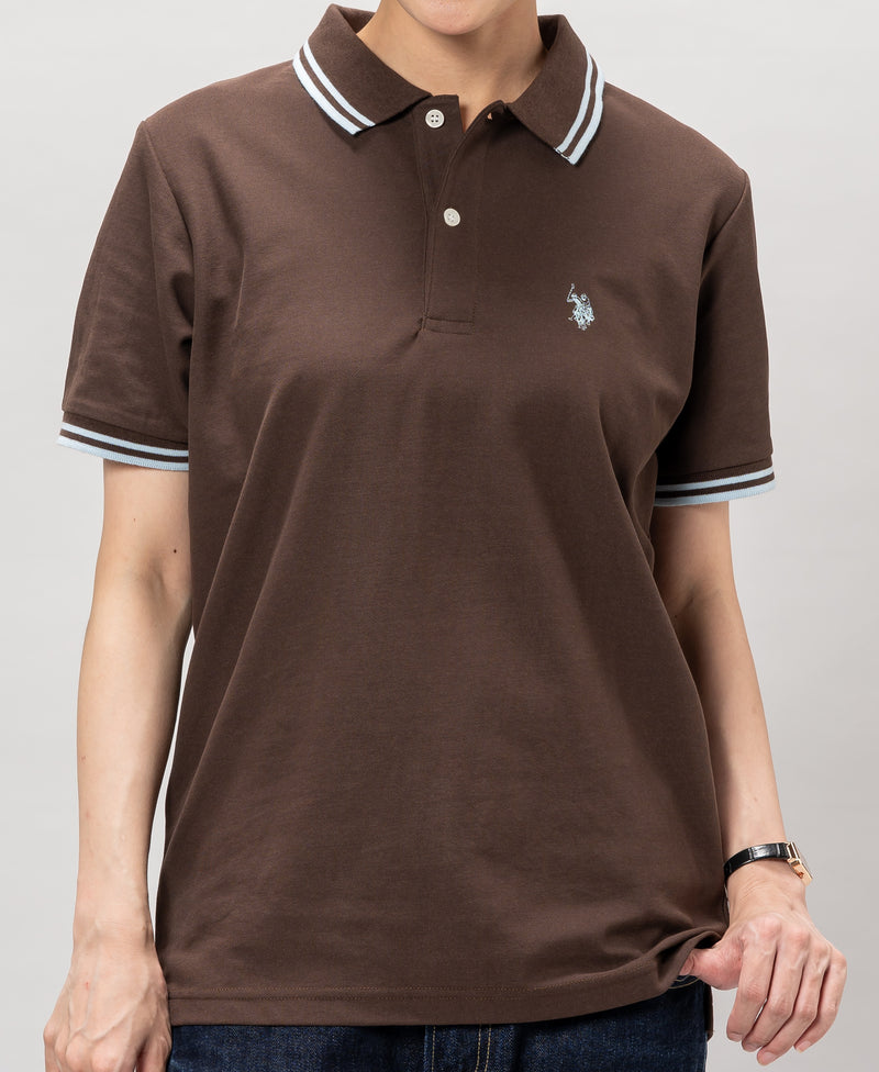Polo Shirt 鹿の子ポロシャツ ダブルホースマン刺繍 PLM52119 – U.S.