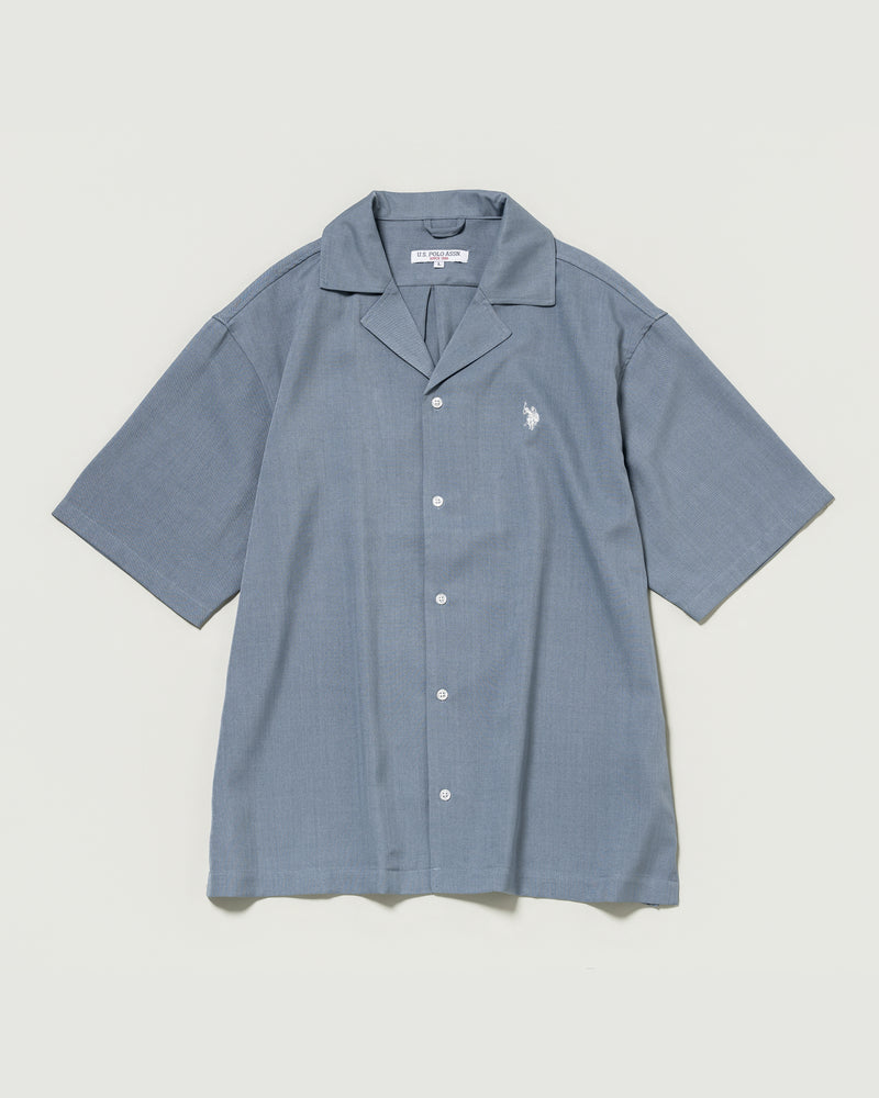 特務機関NERV 様 極美品 BUDSPOOL 刺繍 オープンカラーシャツ XL Open-collar short-sleeved shirt オープンカラー半袖シャツ ダブル