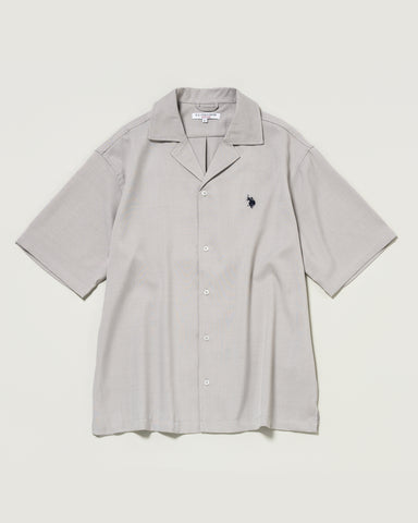 Open-collar short-sleeved shirt オープンカラー半袖シャツ ダブル