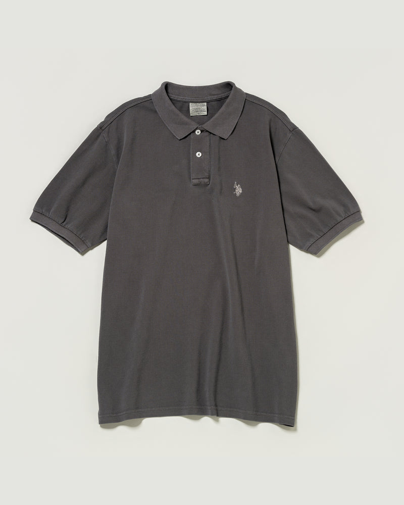 half sleeve polo shirt 半袖ポロシャツ ダブルホースマン刺繍