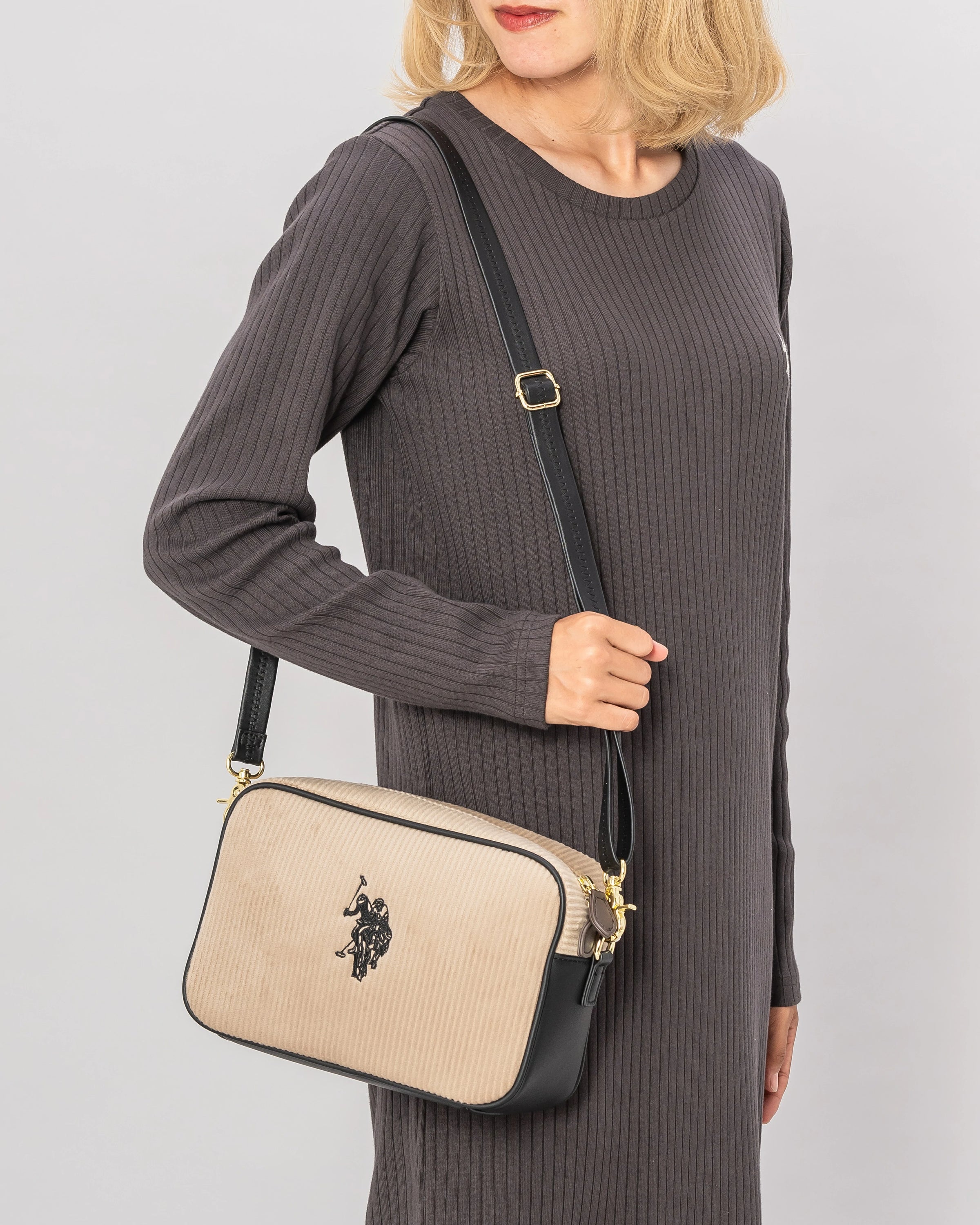 corduroy crossbody shoulder bag USPA-2632 – U.S. POLO ASSN 